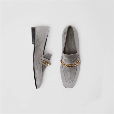 burberry suede loafers|burberry women loafers.